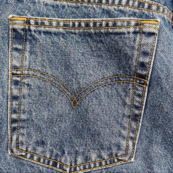Vintage Levi’s 550 Relaxed Fit Tapered Leg Jeans Size 14M - Picture 7 of 16
